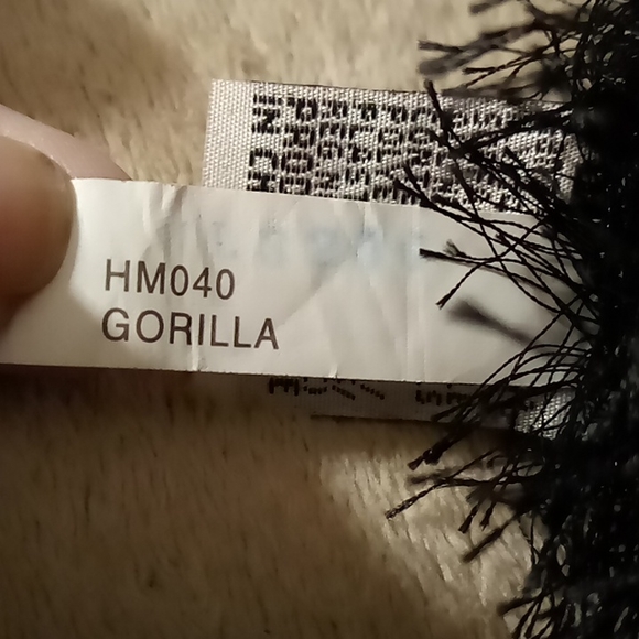 🌺Ganz Webkinz Black Plush "Gorilla"~HM040~No Code - Picture 9 of 9